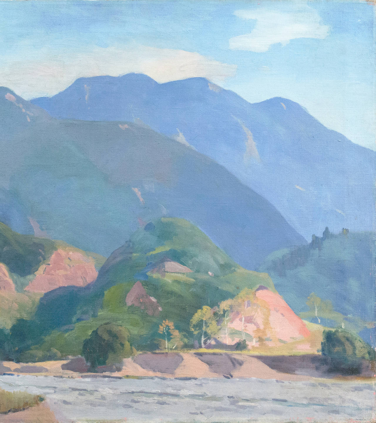 1280x1440 Arthur Wesley Dow - Western Landscape Painting