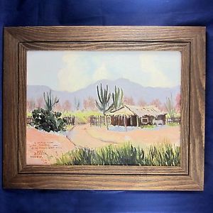 300x300 Original Oil Painting On Canvas Board Western Artist Bill Bender - Western Oil Painting Artists
