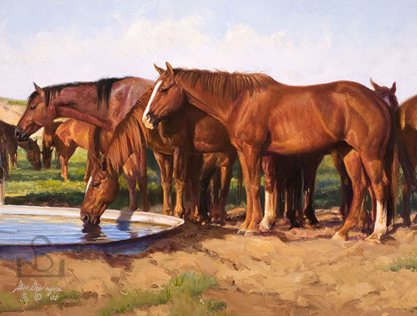 600x455 Steve Devenyns, Fine Western Art, Artist, Archived Original - Western Oil Painting Artists