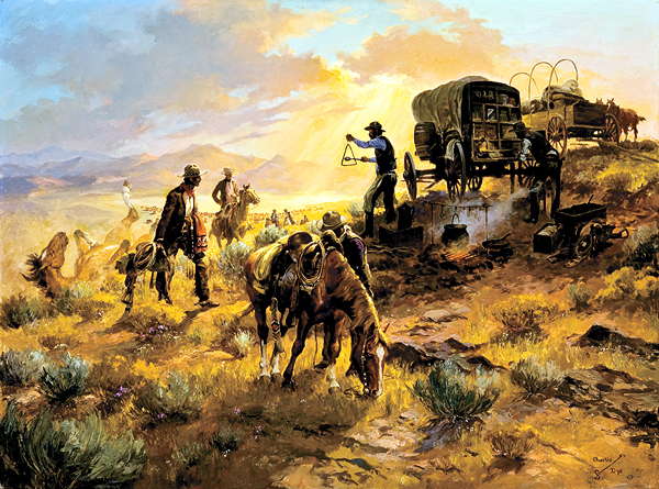 600x445 Charlie Dye - Western Painting