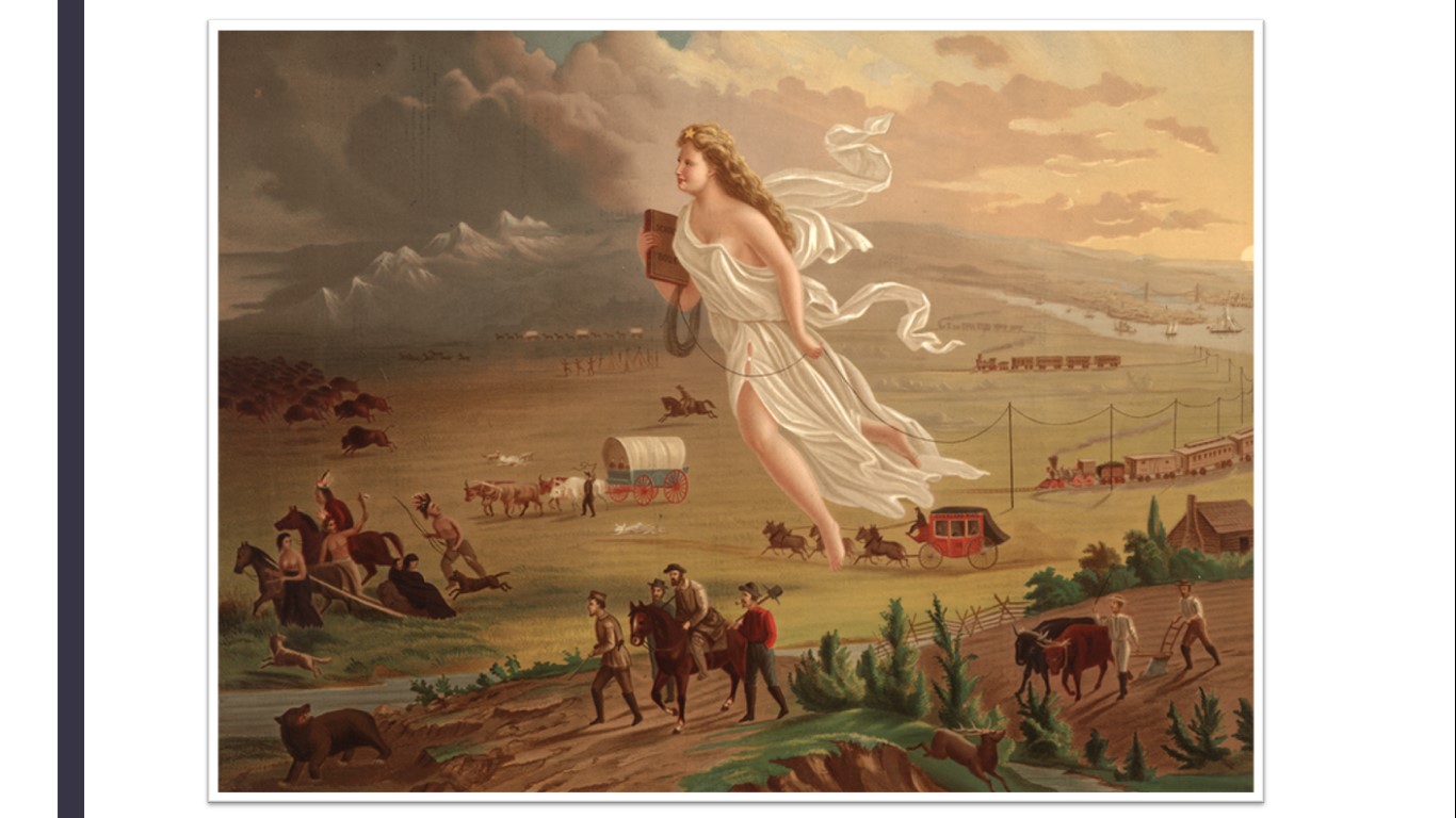 1366x768 The Francophone Files Notes From The Classroom Westward Expansion - Westward Expansion Painting