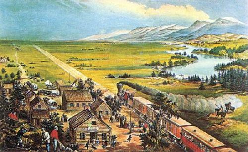 500x308 Letters - Westward Expansion Painting