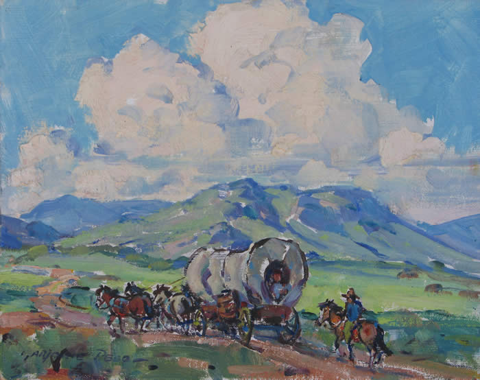 700x554 Marjorie Reed Westward Ho - Westward Ho Painting