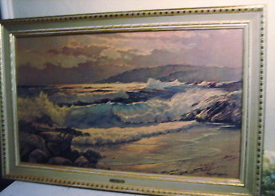 400x286 Rare Title Robert Wood Framed Oil Painting Repro Large 45x30 - Westward Ho Painting