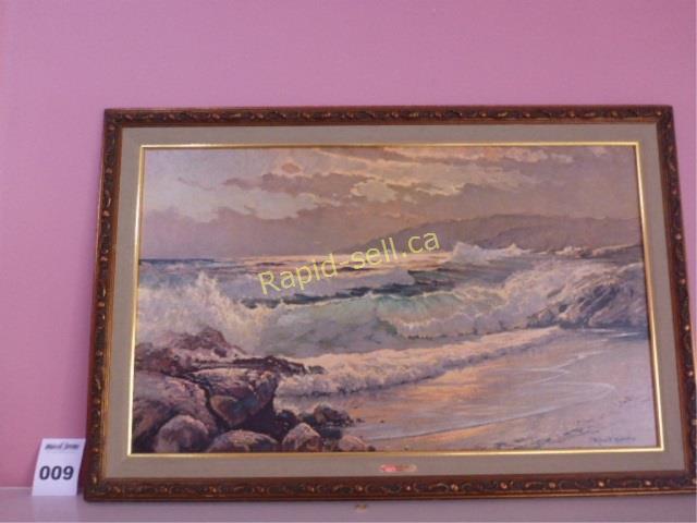 640x480 Seashore Painting Westward Ho - Westward Ho Painting
