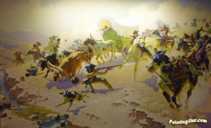 720x438 Westward Ho Artwork By William Robinson Leigh Oil Painting Amp Art - Westward Ho Painting