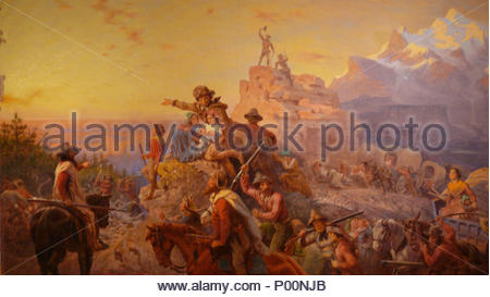450x273 Emanuel Gottlieb Leutze Westward The Course Of Empire Takes Its - Westward Ho Painting