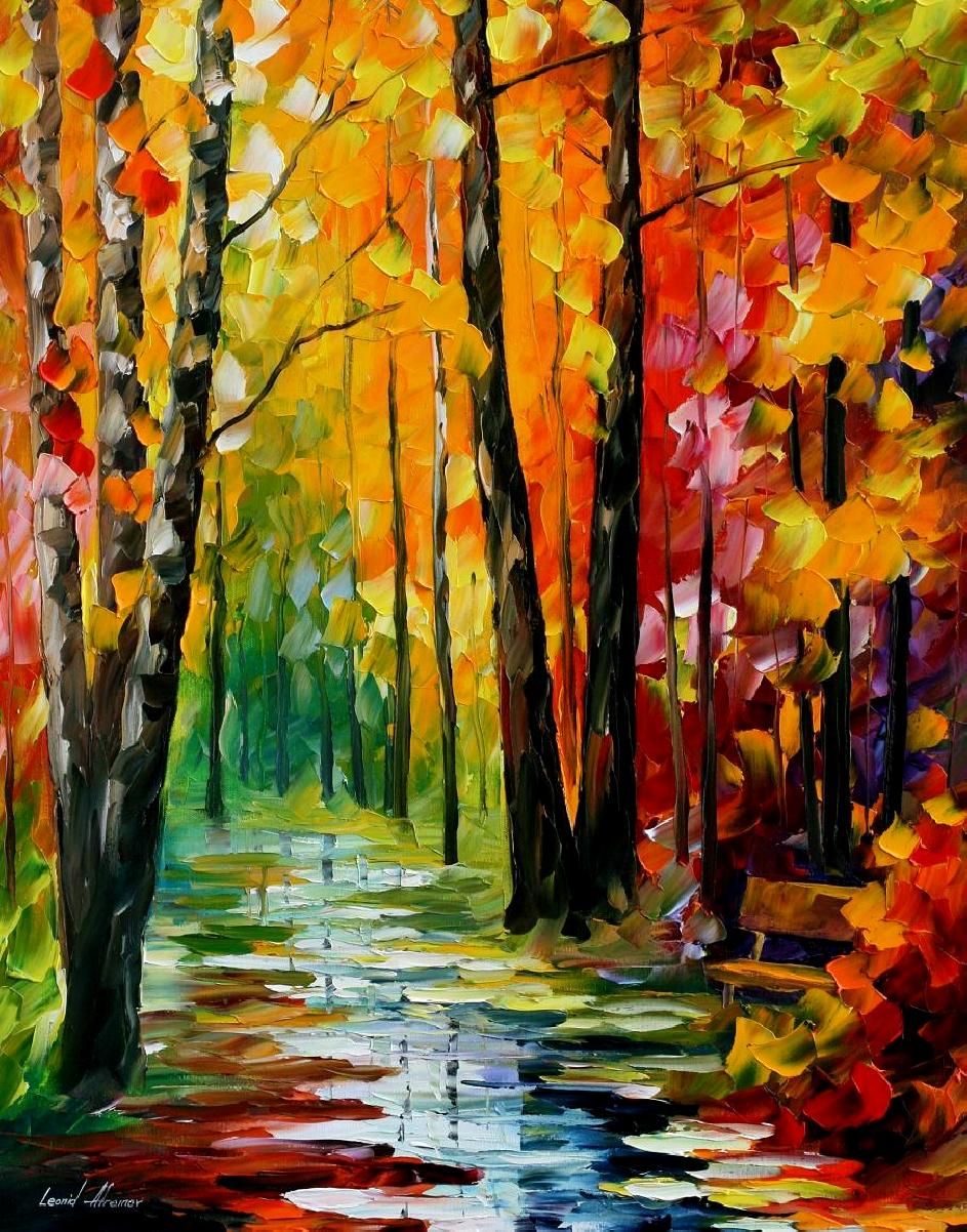 943x1202 Wet Path Palette Knife Oil Painting On Canvas By Leonid Afremov - Wet On Wet Painting