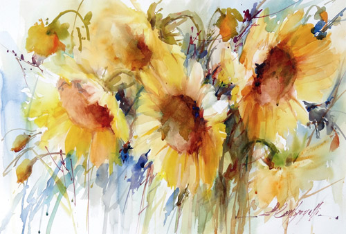 500x338 How To Perfect Wet In Wet Watercolour - Wet On Wet Painting