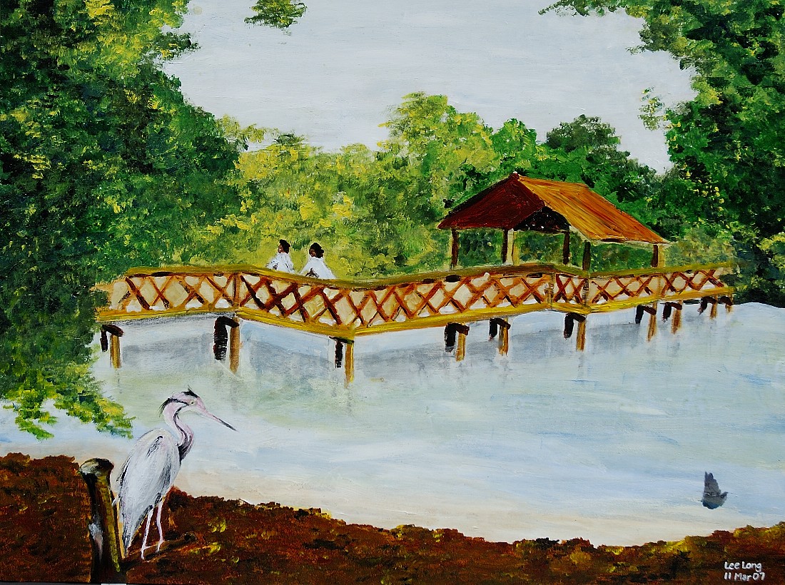 1100x820 Panel Painting - Wetland Painting