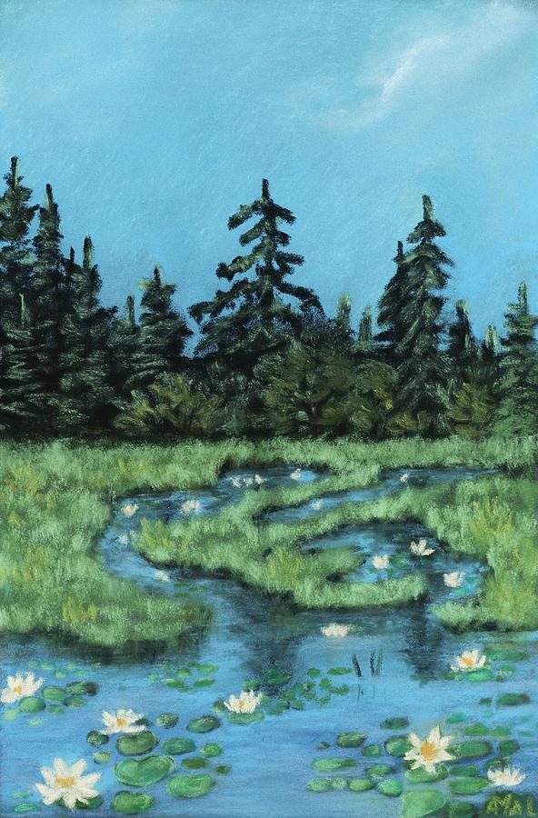 592x900 Wetland - Wetland Painting