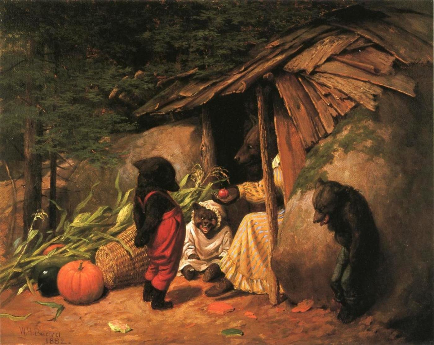 1400x1111 William Holbrook Beard Reproductions For Sale 1st Art Gallery - Wh Beard Bear Painting