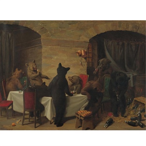 470x470 Bear Carousal By William Holbrook Beard On Artnet - Wh Beard Bear Painting