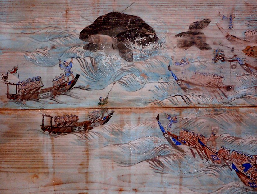 827x624 Our Man In Japan Getting One Back For Jonah The Day I Ate Whale. - Whale Hunting Painting