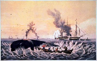 400x253 Whaling - Whale Hunting Painting