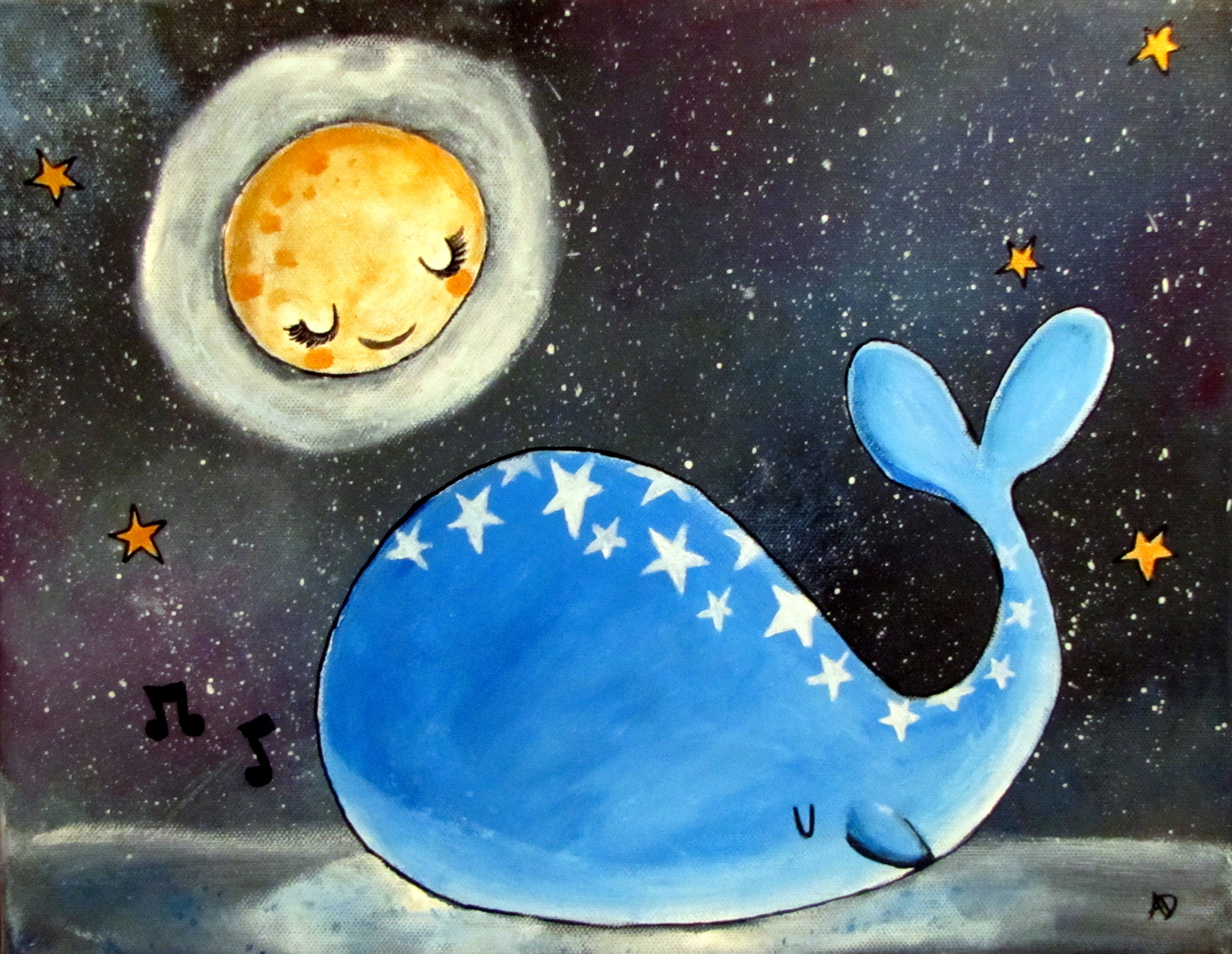 Whale Painting For Kids