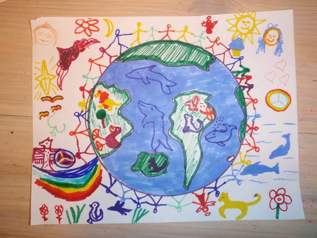 1024x768 Kids Competition - Whale Painting For Kids