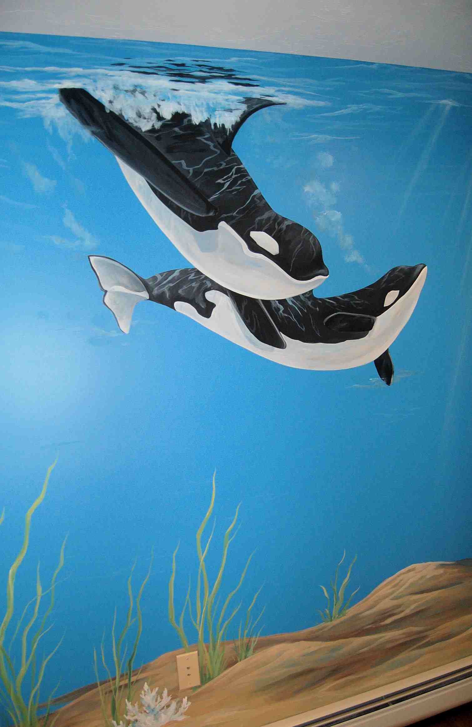 1509x2324 Rhcom Theme Nursery Kids Room Wall By Theohsosweetlife - Whale Painting For Kids