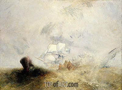 400x296 The Whale Ship J. M. W. Turner Painting Reproduction 14397 - Whale Ship Painting