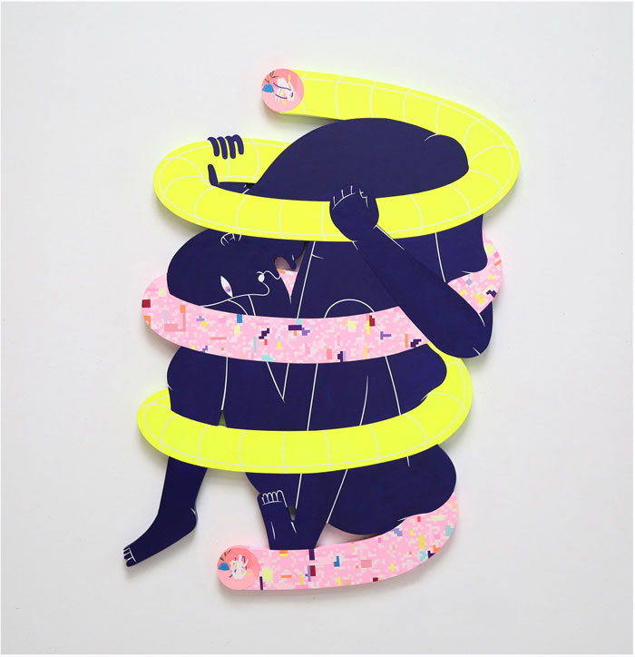 700x724 Mark Whalen's Luminous Art The Photophore - Whalen Painting