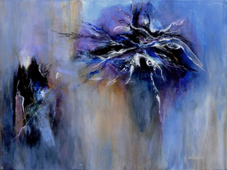 770x579 Saatchi Art Taming The Blues Painting By Jim Whalen - Whalen Painting