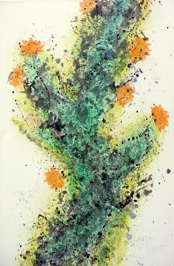 589x900 Cactus Bloom - Whalen Painting
