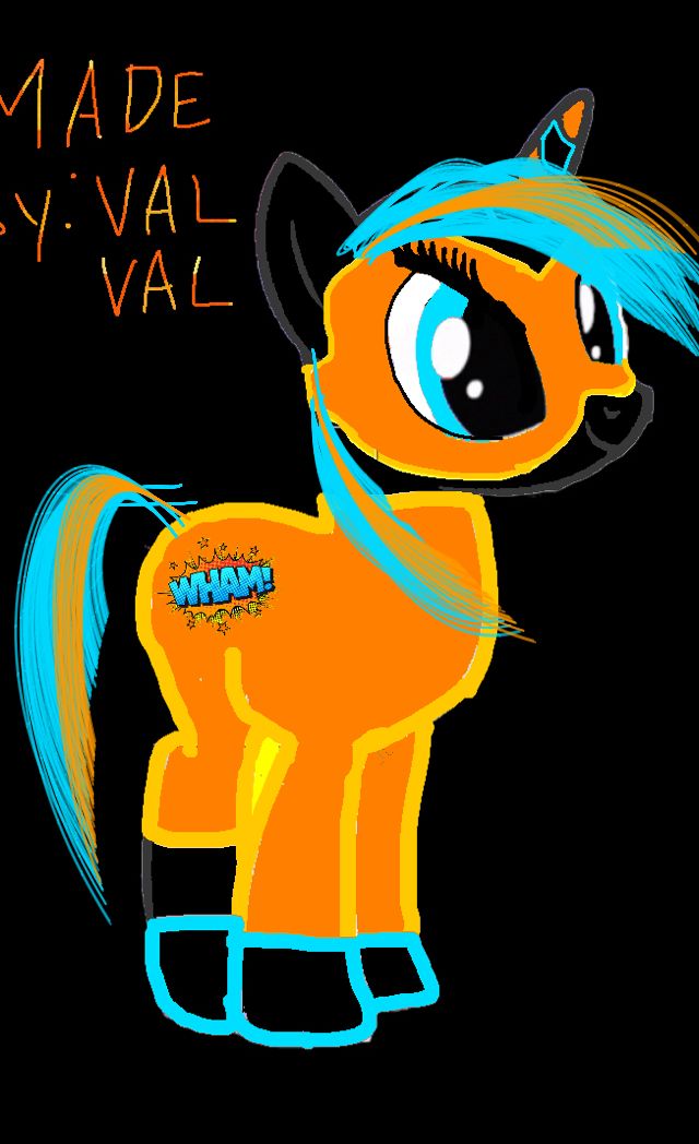 640x1048 I Drew This Painting With Paint Joy ) She Is A Villin Of Boom Her - Wham Painting