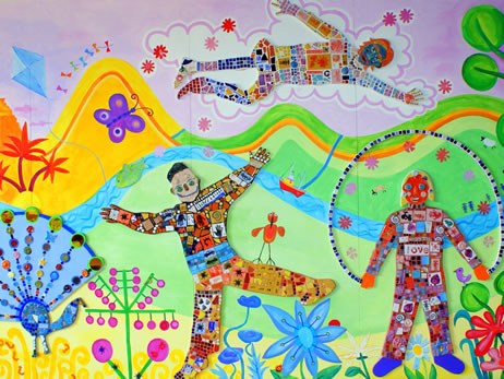 462x347 Our Wonderful World Honor Pinner Art Projects - What A Wonderful World Painting