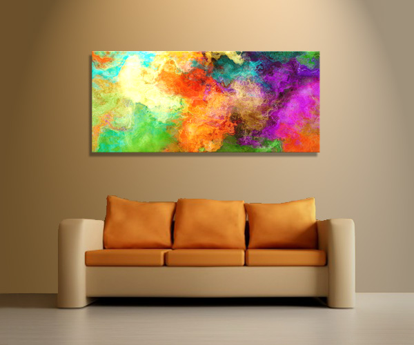 600x500 Abstract Art On Canvas Abstract Art Canvas Digital Painting Mother - What Canvas Size For Digital Painting