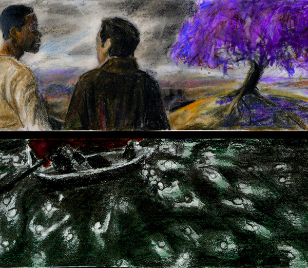 600x522 What Dreams May Come In Color On Behance - What Dreams May Come Tree Painting