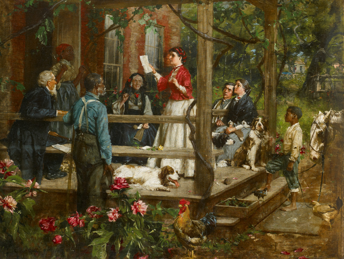 1200x905 Filetidings From The Front By William Gilbert Gaul.jpg - What Is A Birmingham Painting