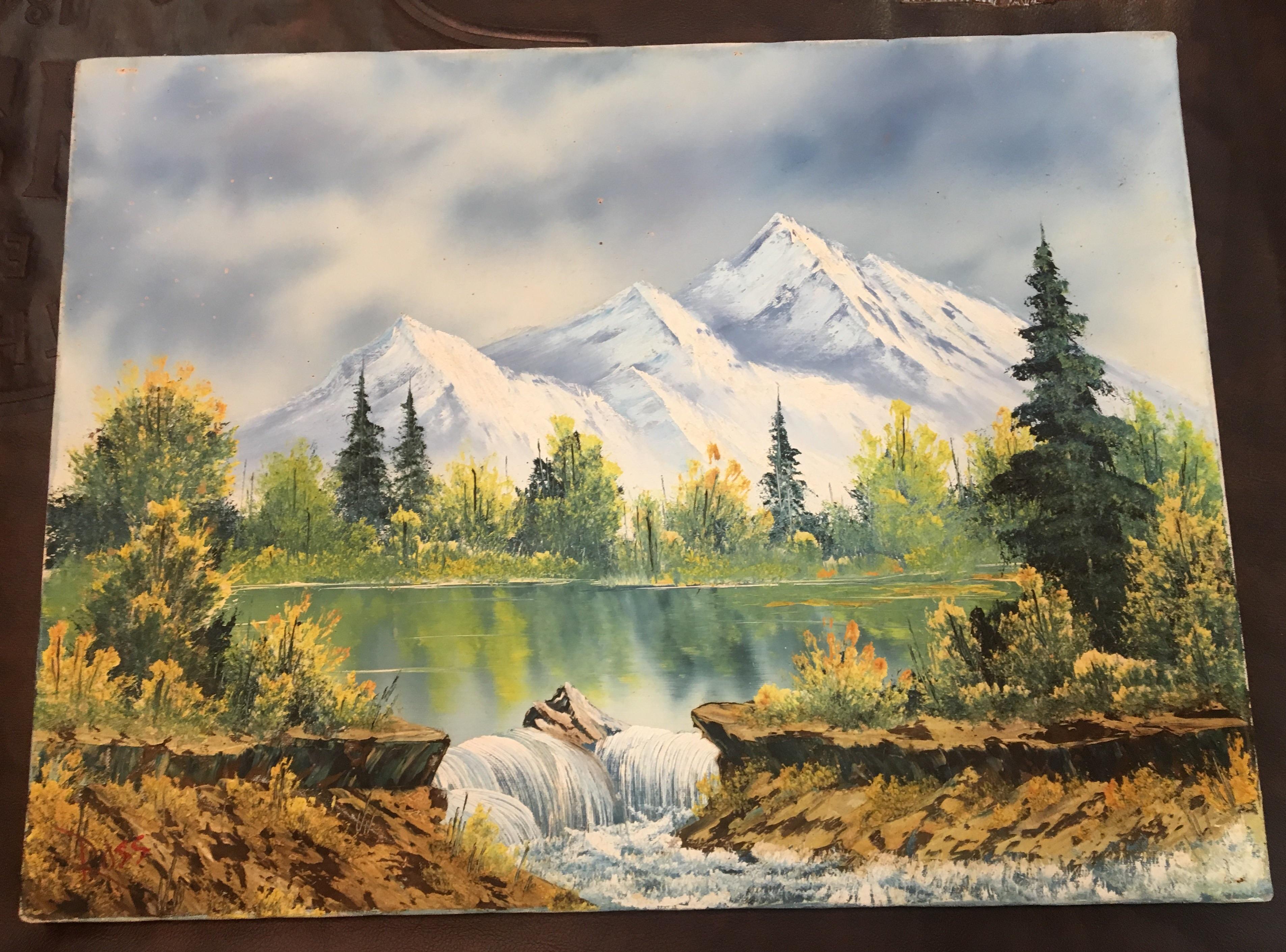 What Is An Original Bob Ross Painting Worth 20 