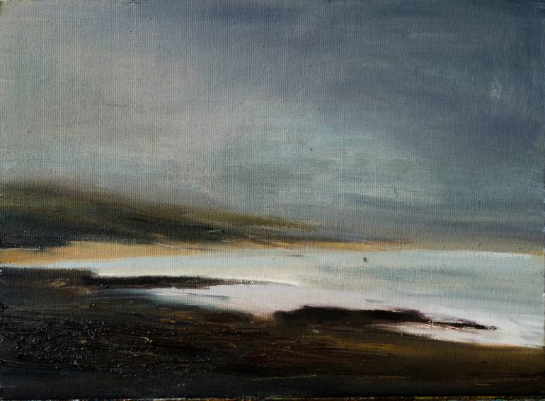 770x567 Saatchi Art Small Modern Landscape Painting(Serenity) Painting By - What Is Modern Painting