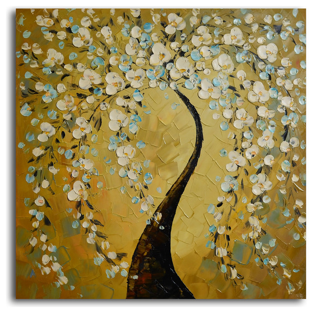 640x640 Shimmering Bow Hand Painted Oil Painting - What Is Modern Painting