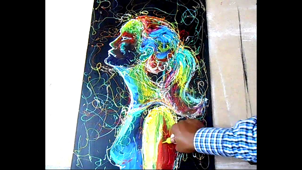 1280x720 Abstract Art Painting Technique With Acrylic 2 - What Is Modern Painting