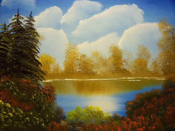 600x450 Oil Paintings Adamsart - What Is Wet On Wet Painting