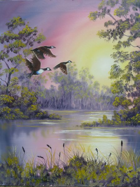 450x600 The 348 Best Geeseswansducks Images On Ducks, Swans - What Is Wet On Wet Painting