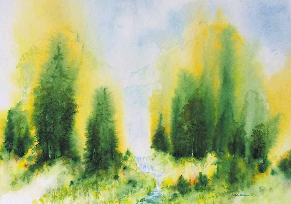 996x697 Watercolor Paintings Wet On Wet - What Is Wet On Wet Painting