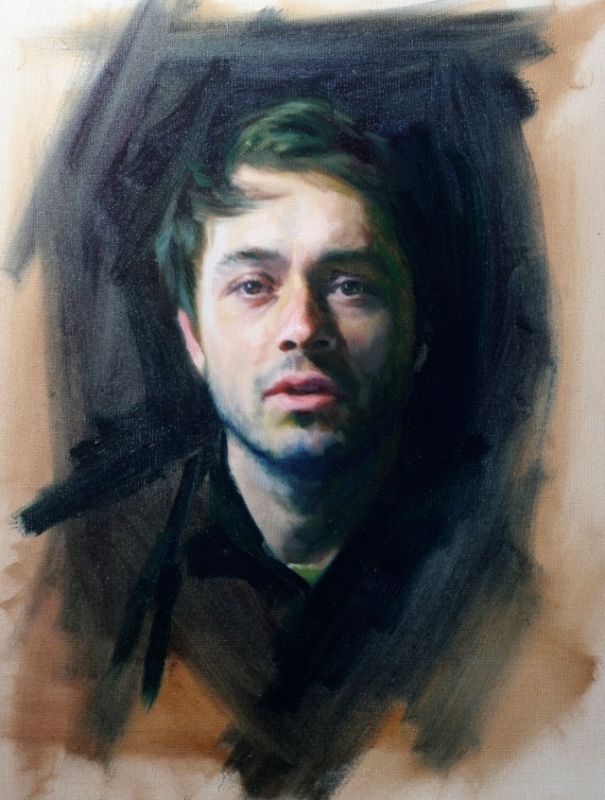 605x800 Wet On Wet Painting, Portraits By Louis Smith - What Is Wet On Wet Painting