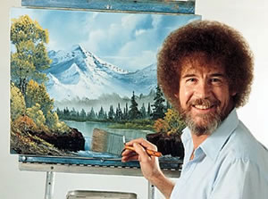 300x223 William Bill Alexander Student Bob Ross Teaches Wet On Wet Oil - What Is Wet On Wet Painting