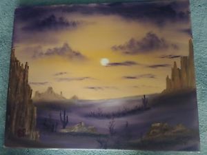 300x225 Bob Ross Style Wet On Wet Oil Painting. 16x20 Ebay - What Is Wet On Wet Painting