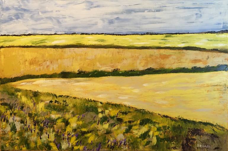 770x510 Saatchi Art Wheat Painting By David Bowker - Wheat Painting