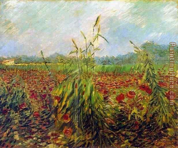 617x513 Vincent Van Gogh Green Ears Of Wheat Painting Anysize 50% Off - Wheat Painting