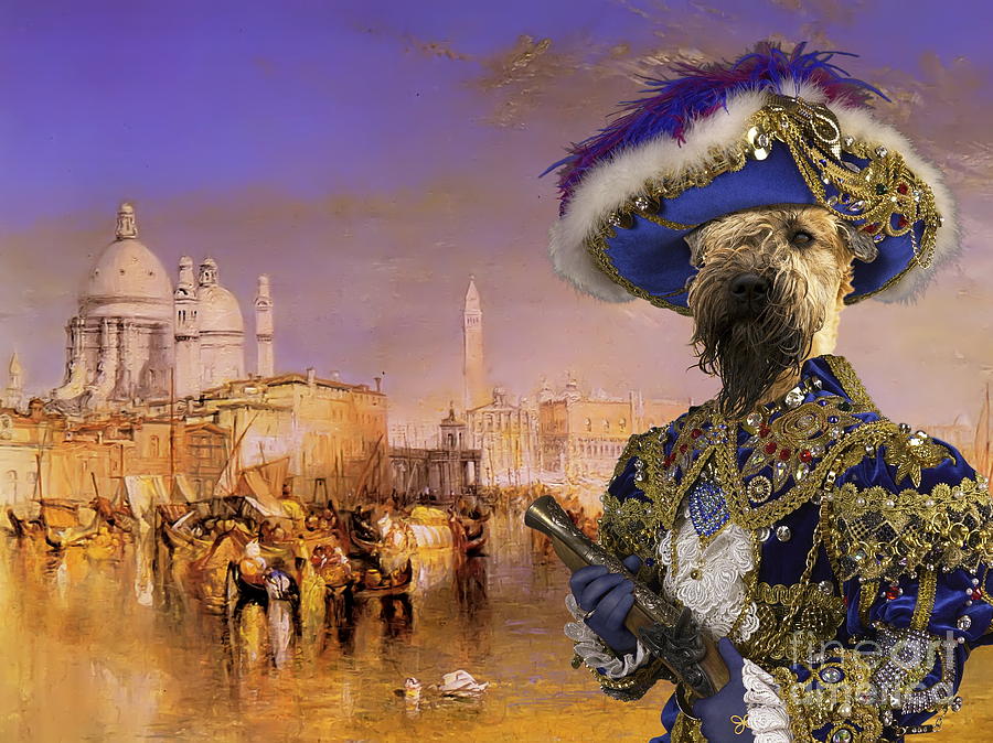 900x674 Soft Coated Wheaten Terrier Art Canvas Print Painting By Sandra Sij - Wheaten Terrier Painting