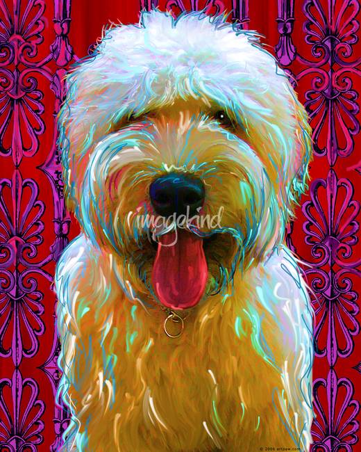 Wheaten Terrier Painting at PaintingValley.com | Explore collection of ...