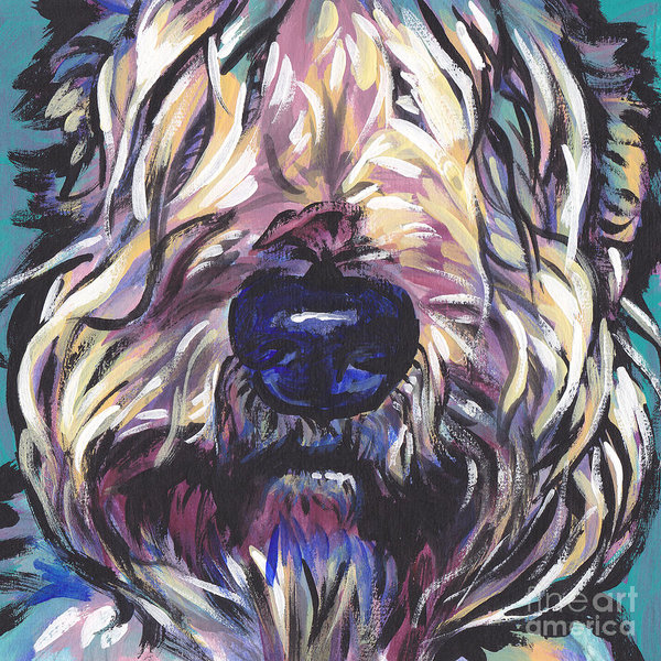 600x600 Wheaten Terrier Art Fine Art America - Wheaten Terrier Painting