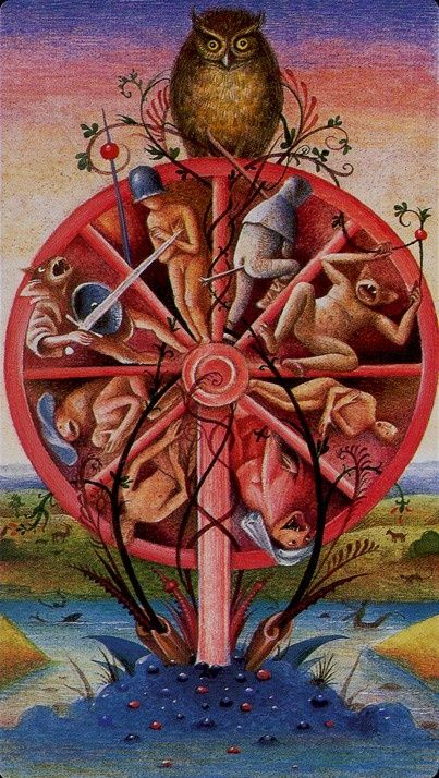 403x714 Tarot - Wheel Of Fortune Painting
