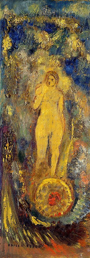 358x1020 The Wheel Of Fortune Painting Odilon Redon Oil Paintings - Wheel Of Fortune Painting