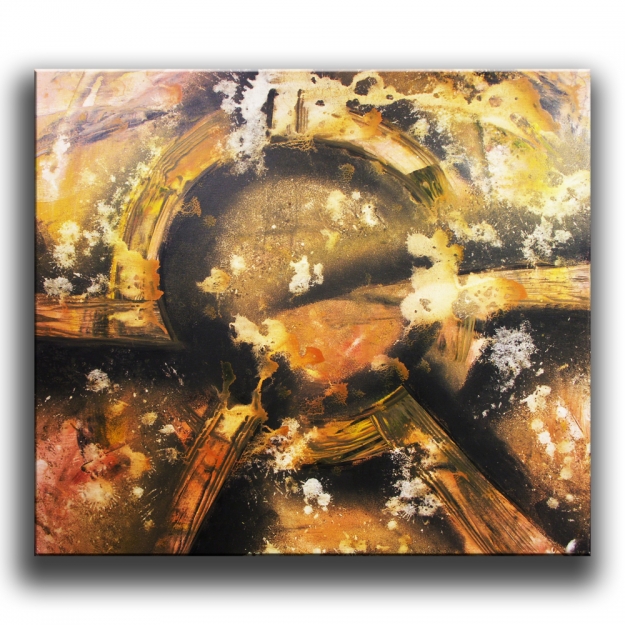 625x625 Abstract Art For Sale Online - Wheel Of Fortune Painting