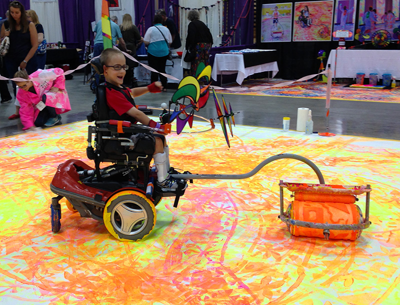 800x610 The Largest Wheelchair Painting In The World - Wheelchair Painting